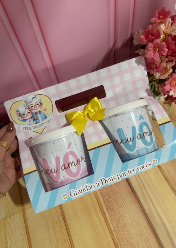 Caneca acrílica com Cinta Dia dos Avós - Imagem 8