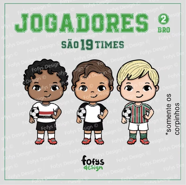 Futebol bola no braço bro (só corpinho) – Kit Digital