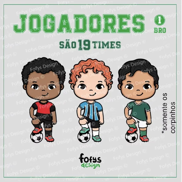 Futebol bola no pé bro (só corpinho) – Kit Digital