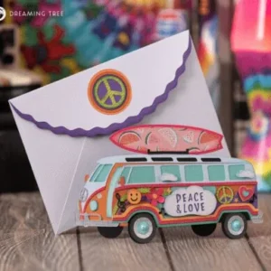 Cartão de Ônibus Hippie (SVG)