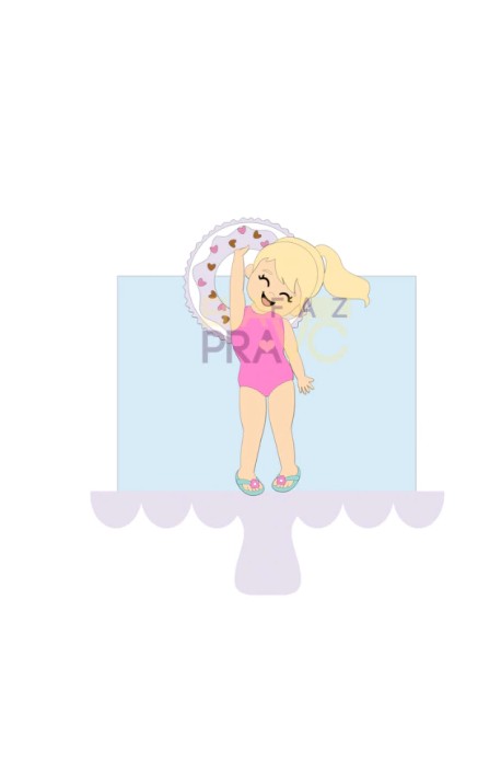 Menina Moda Verão – Topo de Bolo