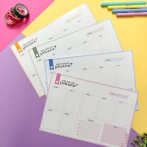 Minha maravilhosa semana – Planner semanal