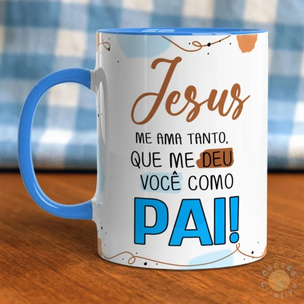 Estampas canecas - Pai, meu exemplo de FÉ 2025 - Imagem 3