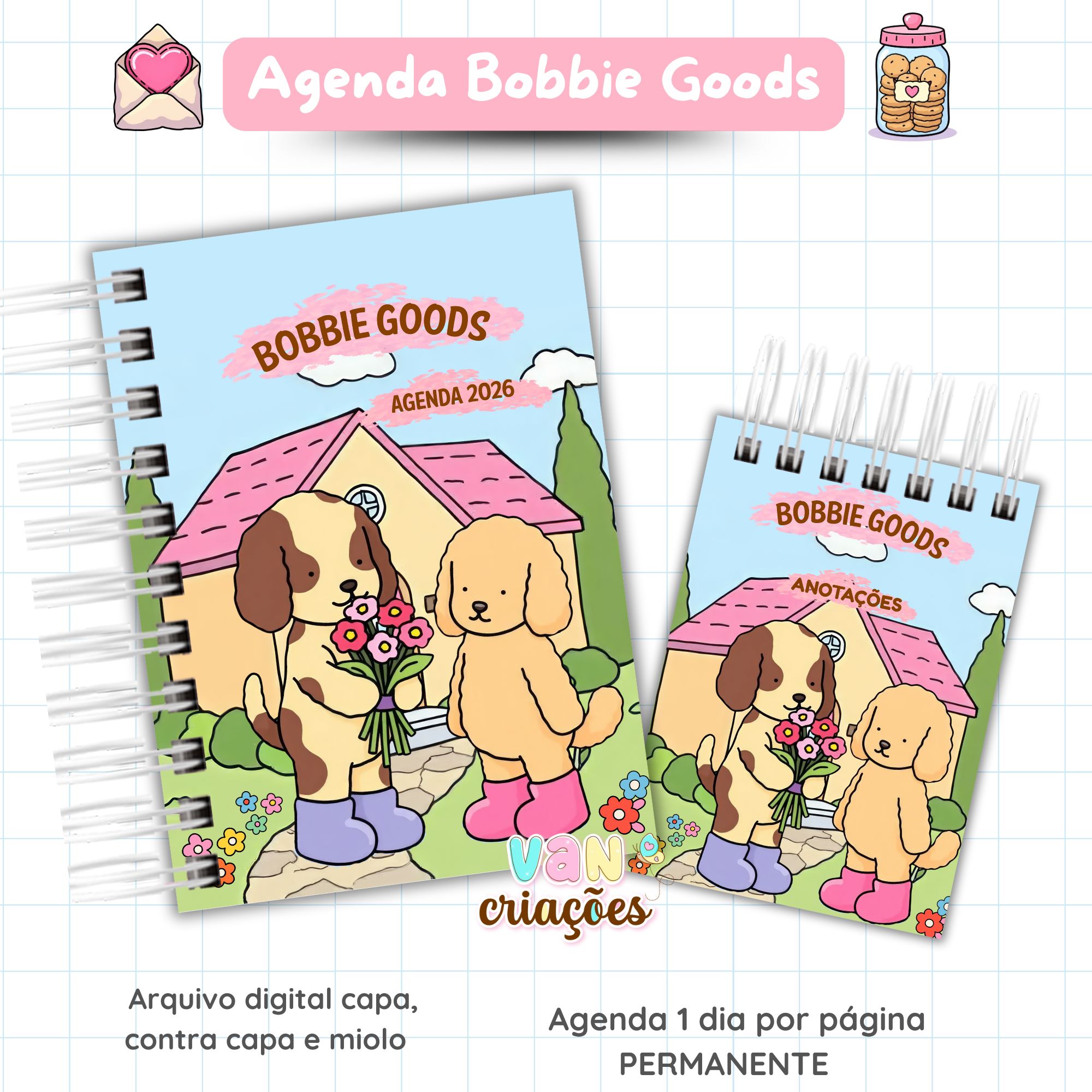 Coleção Agenda 2026 Datada e Permanente – Bobbie Goods