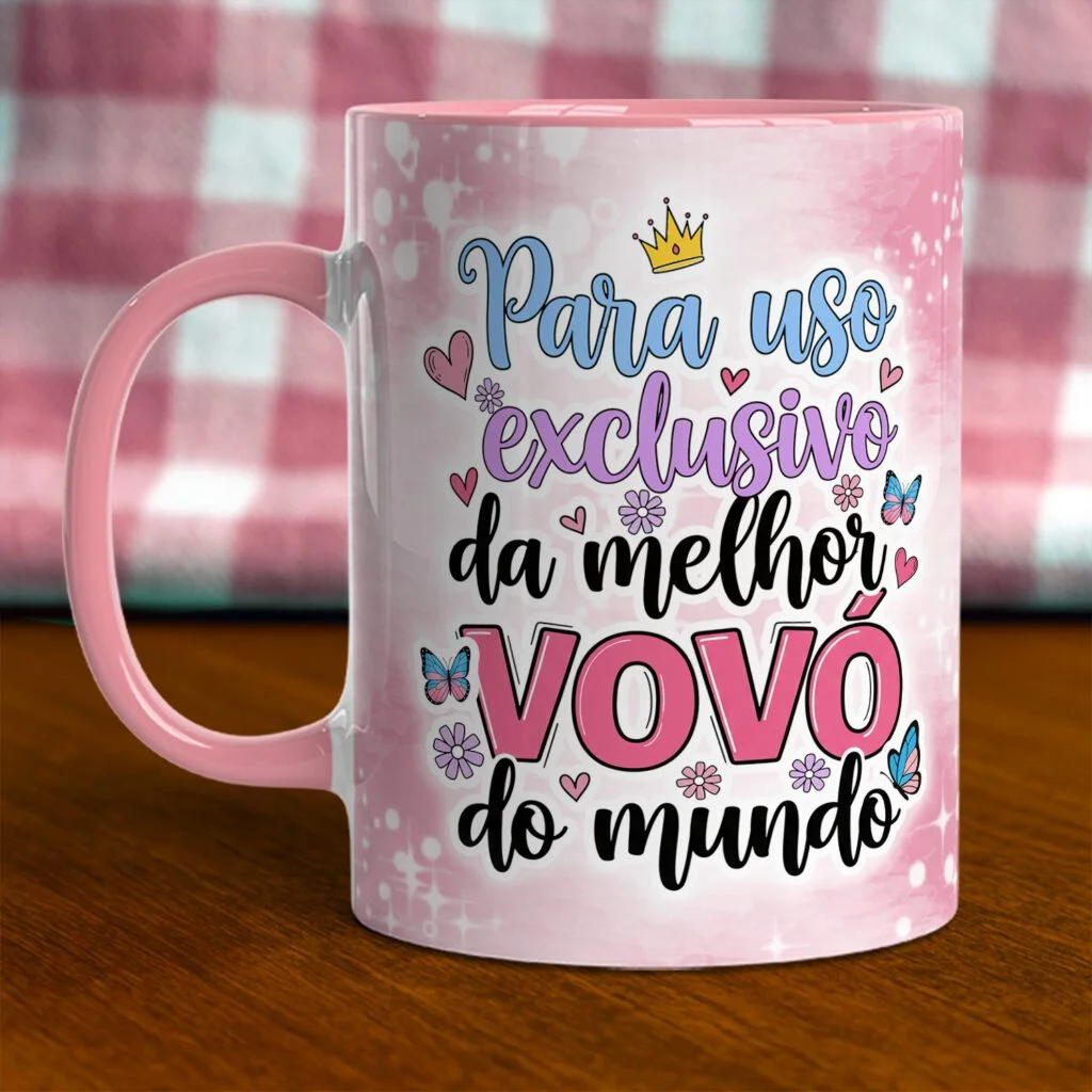 Estampas canecas Querida Vovó 2025 - Imagem 2