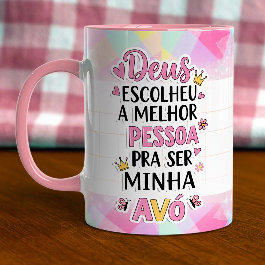 Estampas canecas Querida Vovó 2025 - Imagem 25