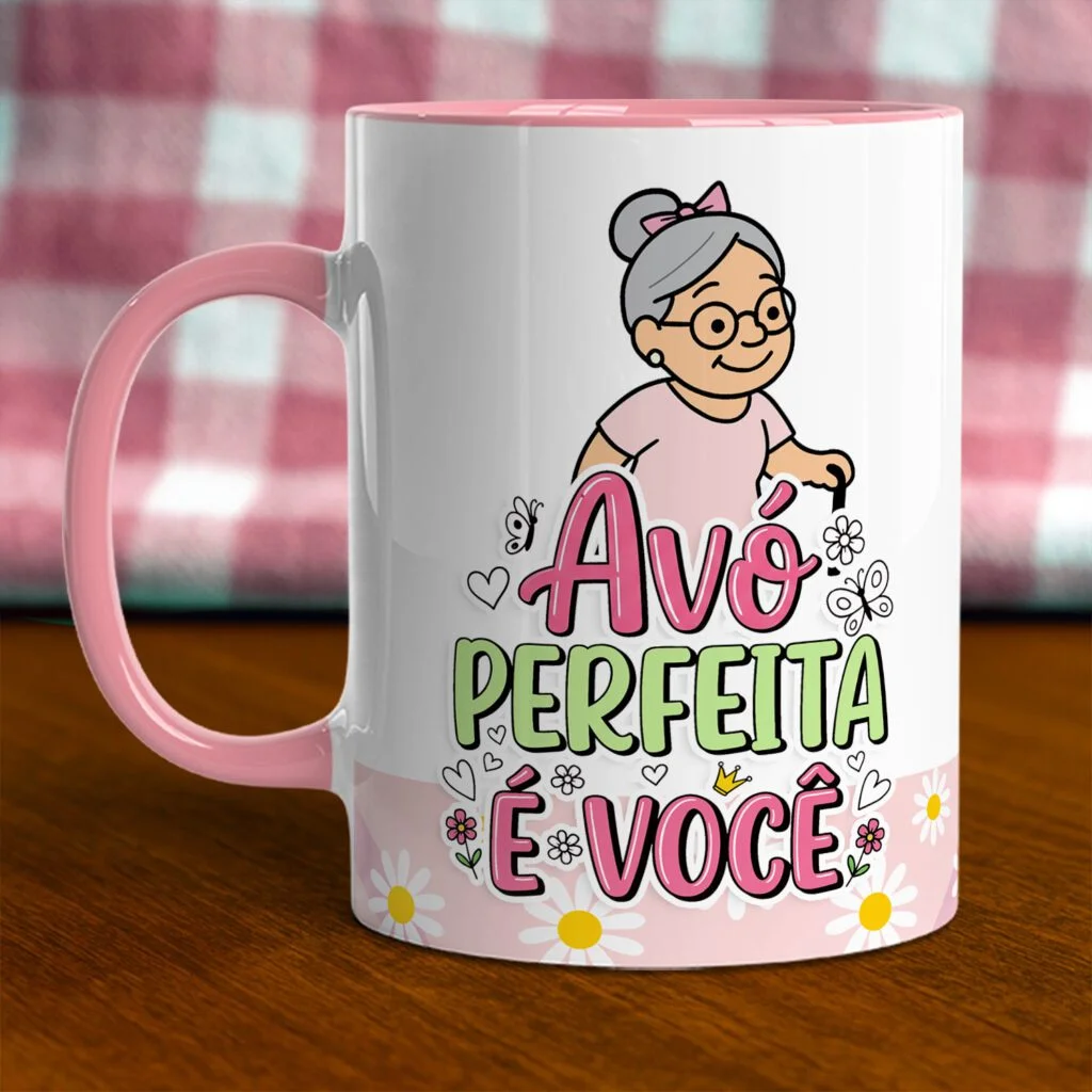 Estampas canecas Querida Vovó 2025 - Imagem 3