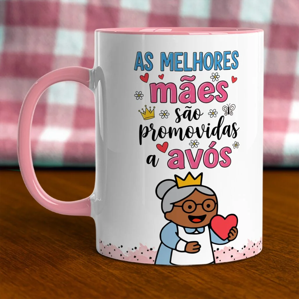 Estampas canecas Querida Vovó 2025 - Imagem 4