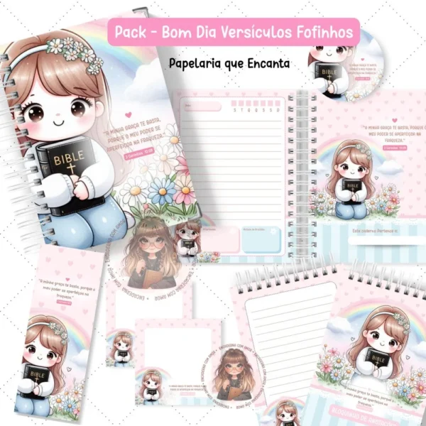 Pack Bom dia – Versículos Fofinhos