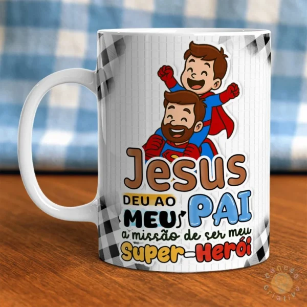 Estampas canecas - Pai, meu exemplo de FÉ 2025 - Imagem 6