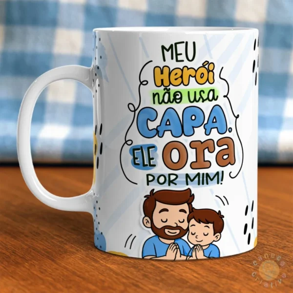 Estampas canecas - Pai, meu exemplo de FÉ 2025 - Imagem 8