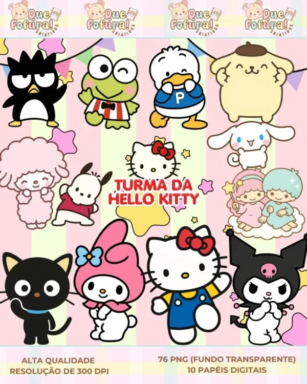 Turma da Hello Kitty – Kit Digital