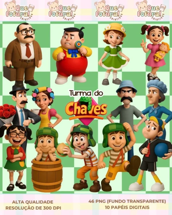 Turma do Chaves – Kit Digital