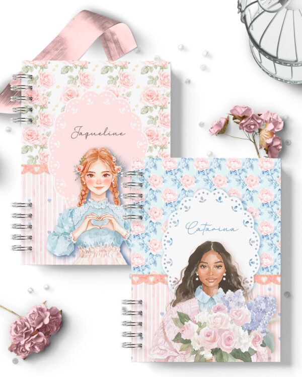 Kit 9 Capas e Miolos Pautado Coleção Ternura (Bicho Papel) - Imagem 4