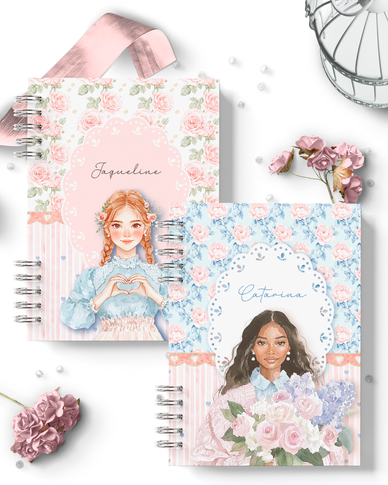 Kit 9 Capas e Miolos Pautado Coleção Ternura - Imagem 4