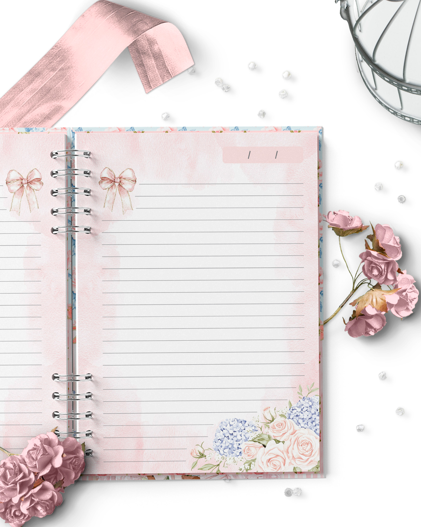 Kit 9 Capas e Miolos Pautado Coleção Ternura - Imagem 3