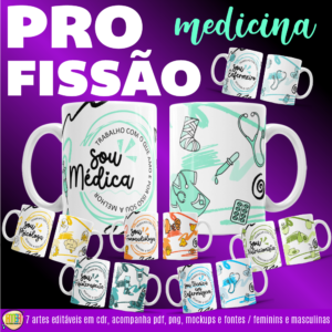 Profissão Medicina – Estampas Canecas
