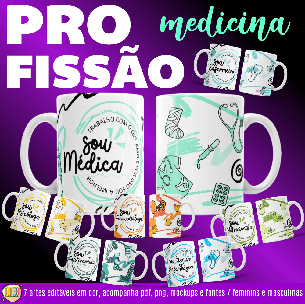 Profissão Medicina – Estampas Canecas