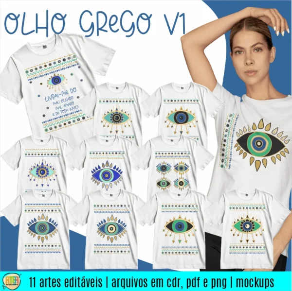 Olho Grego V1 – Estampas Camisa