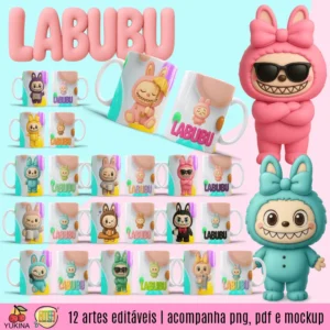 Labubu V2 – Artes para Caneca