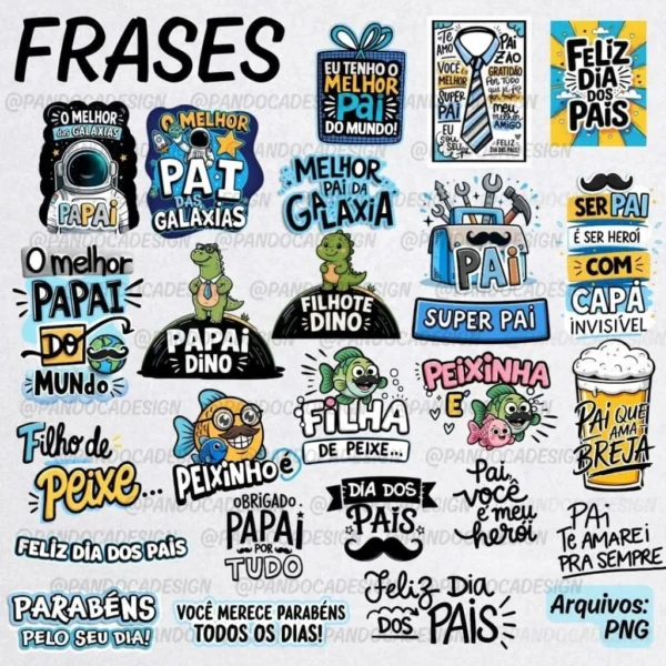 Mini Pack DIA DOS PAIS 2025 (Pandoca) - Imagem 6