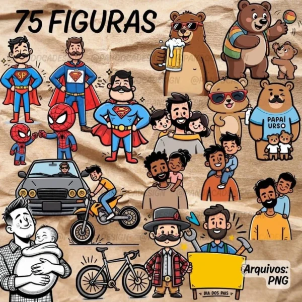 Mini Pack DIA DOS PAIS 2025 (Pandoca) - Imagem 5