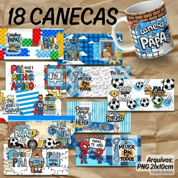 Mini Pack DIA DOS PAIS 2025 (Pandoca) - Imagem 2
