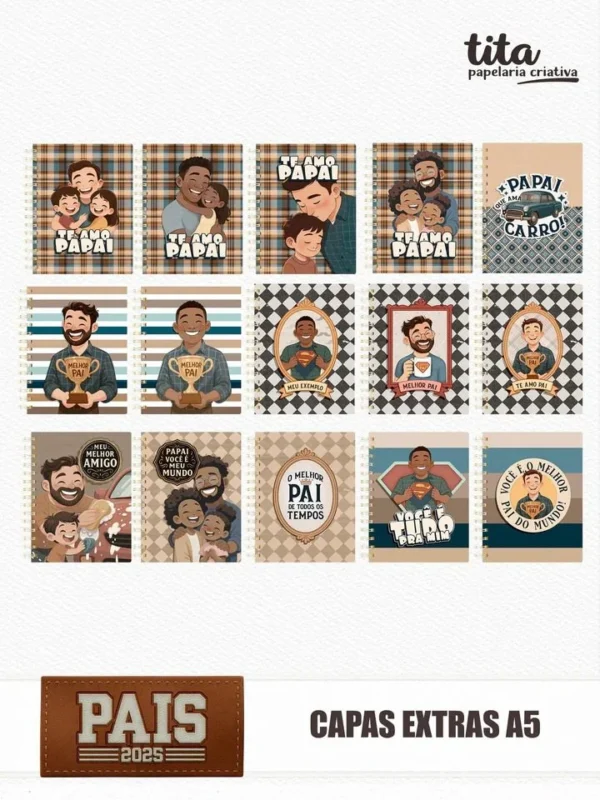 Pais 2025 – Capas Extras A5 (Tita)