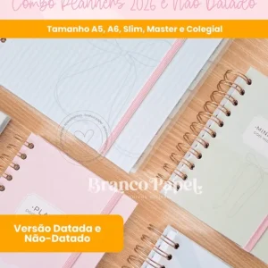 COMBO Planners 2026 (Branco Papel)