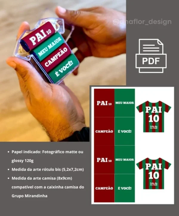 PAI CAMISA 10 – Dia dos Pais (Ana Flor) - Imagem 2