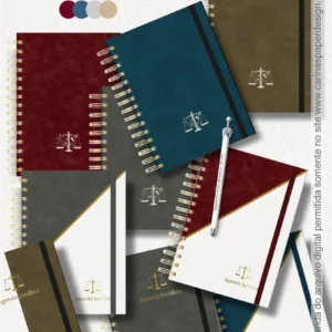 COMBO 22 capas A5 para Agenda Jurídica 2026 (Carinas Paper)