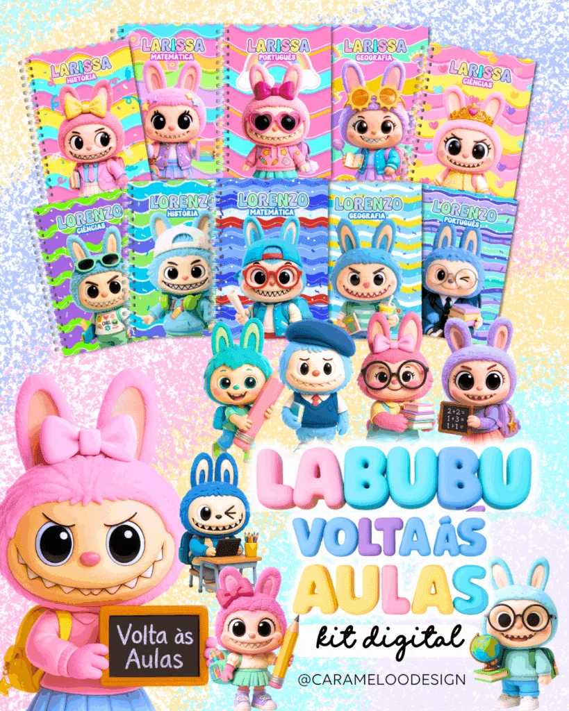 Kit Labubu – Volta às Aulas