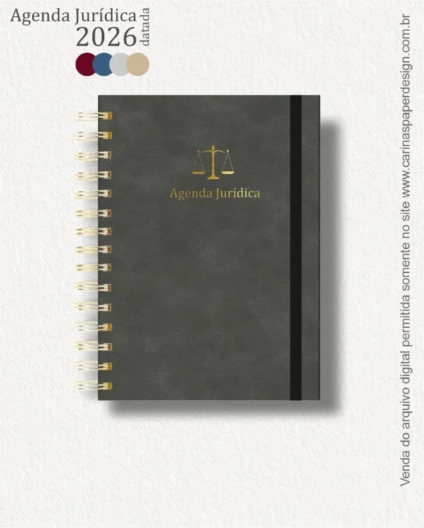COMBO 22 capas A5 para Agenda Jurídica 2026 (Carinas Paper) - Imagem 7
