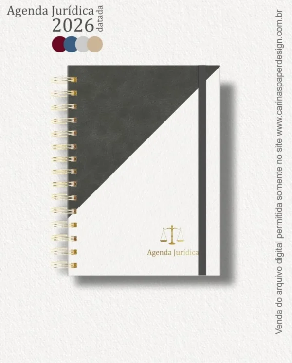 COMBO 22 capas A5 para Agenda Jurídica 2026 (Carinas Paper) - Imagem 3