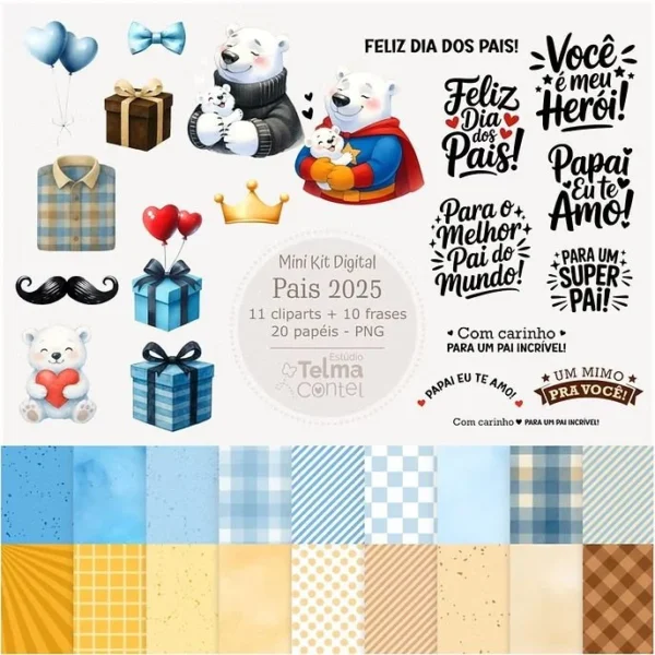 Printables – COMPLETO – Dia dos Pais 2025 (Telma Contel) - Imagem 9