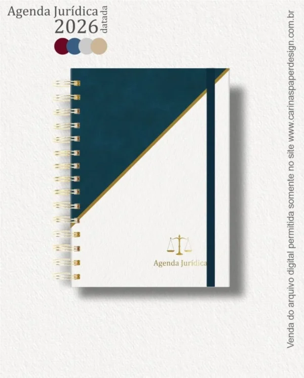 COMBO 22 capas A5 para Agenda Jurídica 2026 (Carinas Paper) - Imagem 4