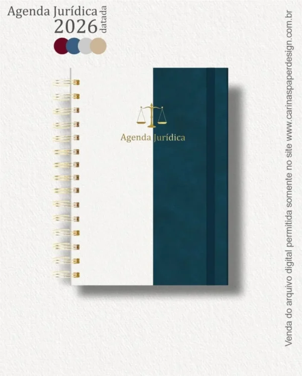 COMBO 22 capas A5 para Agenda Jurídica 2026 (Carinas Paper) - Imagem 14