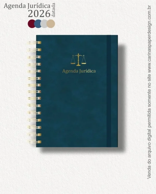 COMBO 22 capas A5 para Agenda Jurídica 2026 (Carinas Paper) - Imagem 2