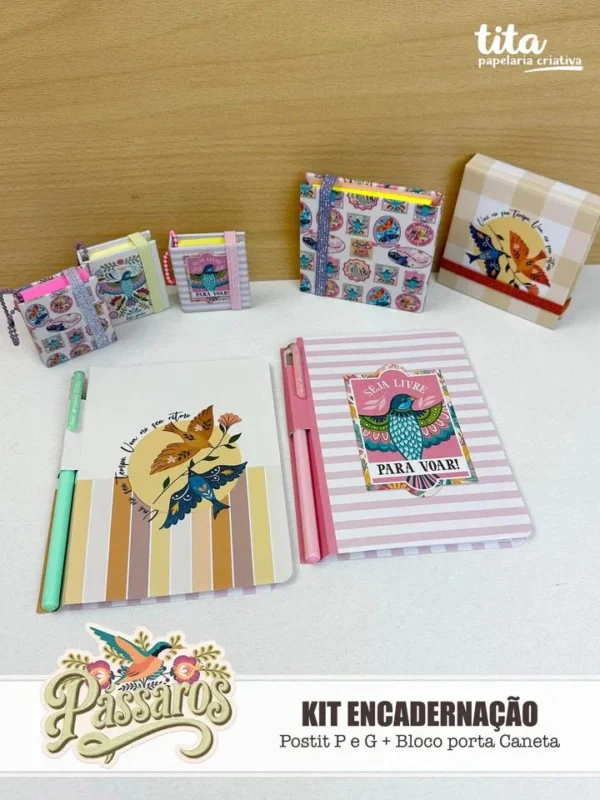 Kit Encadernação Passaros (Tita) - Imagem 2