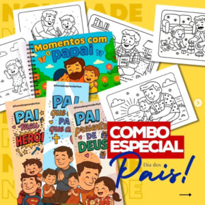 Combo Especial de Dia dos Pais – Memórias para Colorir e Guardar