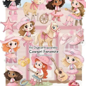 CowGirl Faroeste – Kit Digital