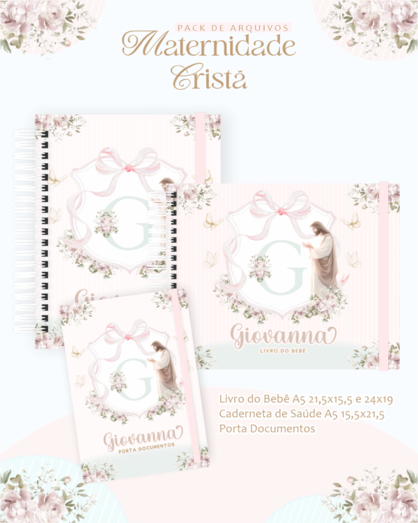 Monograma Jesus – Maternidade (Pamella)