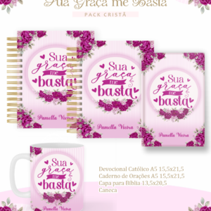 Lettering Feminina Católica – Cristã Adulto (Pamella)