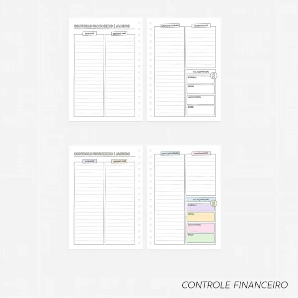 Arquivo Combo Planner para Colorir 2026 - Nilmara - Imagem 10