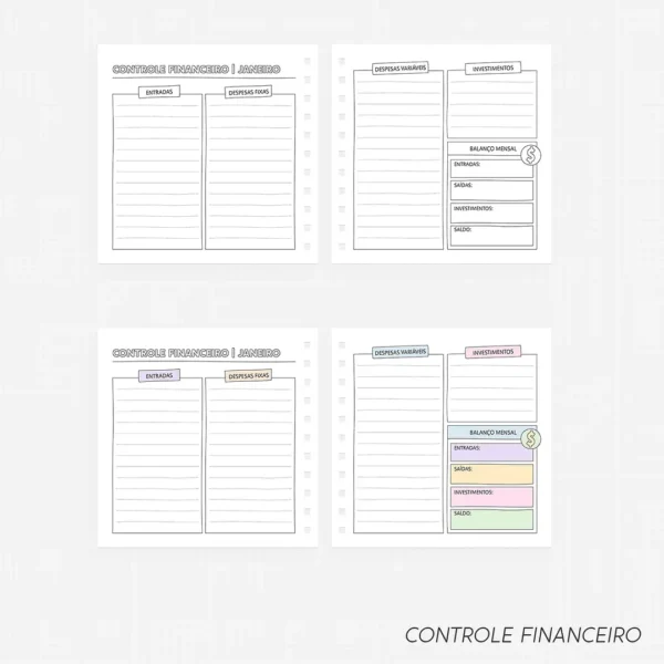 Arquivo Combo Planner para Colorir 2026 - Nilmara - Imagem 9