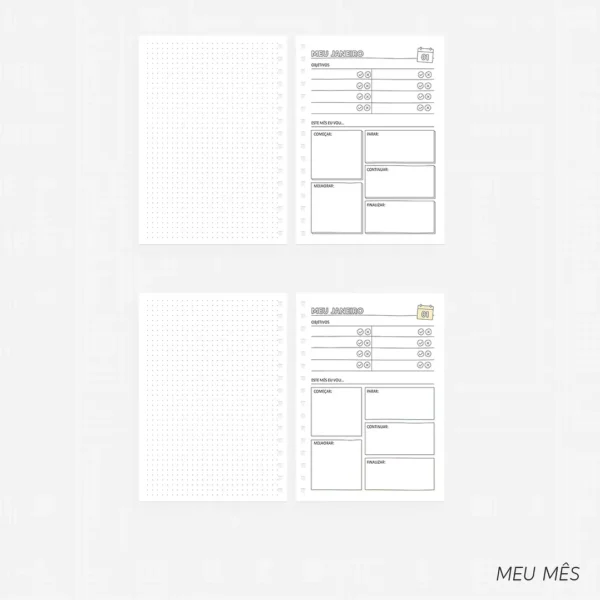 Arquivo Combo Planner para Colorir 2026 - Nilmara - Imagem 7