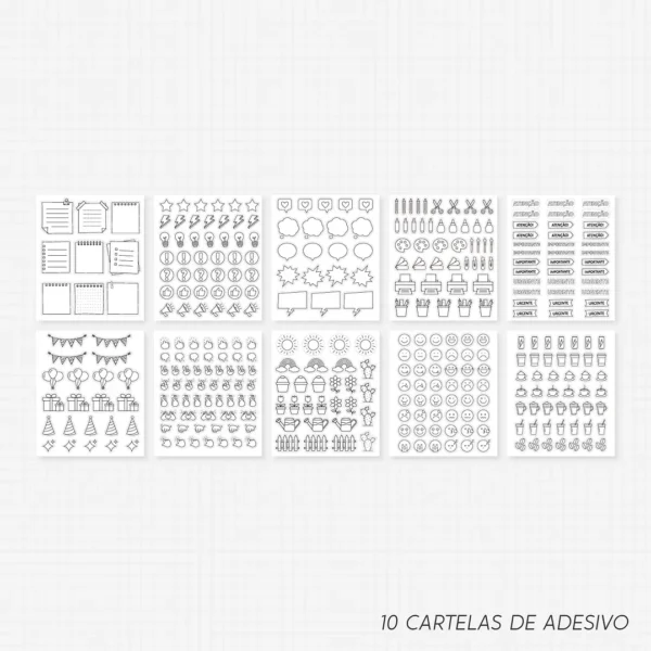 Arquivo Combo Planner para Colorir 2026 - Nilmara - Imagem 4