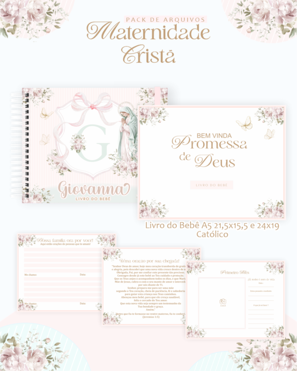 Monograma Nossa Senhora – Cristã Adulto (Pamella) - Imagem 3