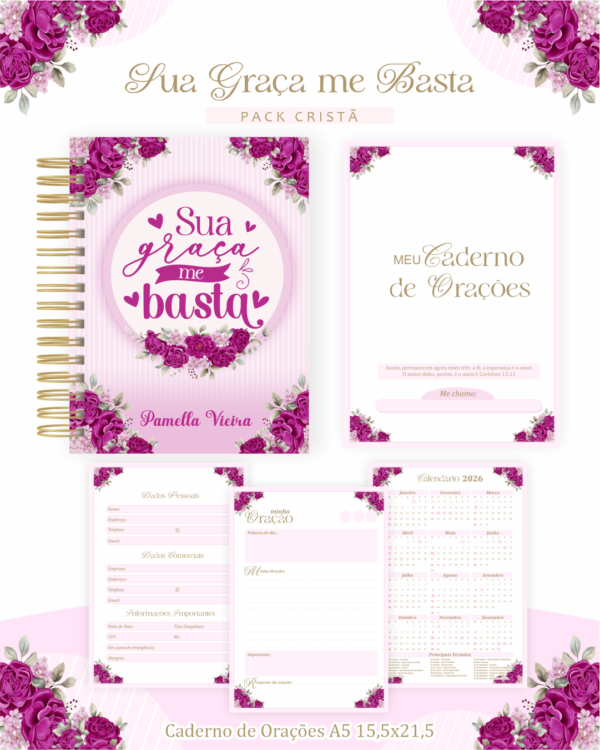 Lettering Feminina Católica – Cristã Adulto (Pamella) - Imagem 4