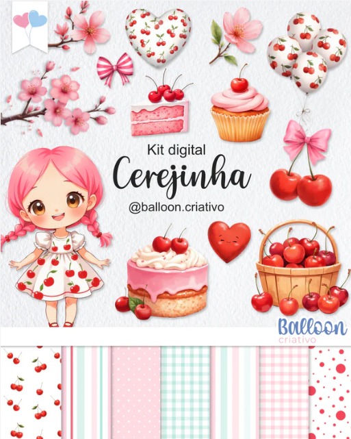 Cerejinha – Kit Digital